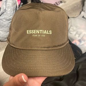 Brown essentials hat